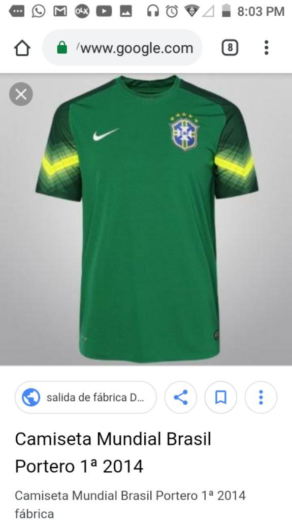 Polo Nike Original Mundial Brasil 