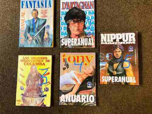 Revistas Dartagnan Fantasía Tony Nippur Súper Albums
