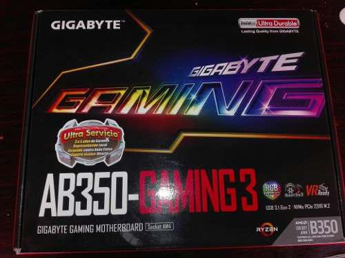 Ab350- Gaming 3 Gigabyte. Placa Madre (se Negocia Precio)