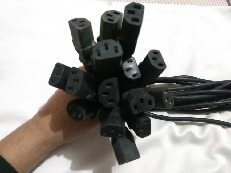 Cable de poder alimentación 15 unidades.