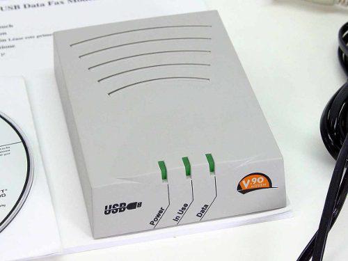 Fax Modem Externo Hp 56k V90 Usb Data Fax Modem (um9800-u)