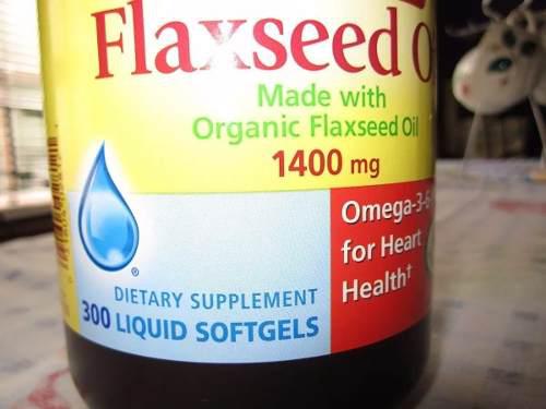 Faxseed Oil Orgánico De 1400 Mg Marca: Nature Made