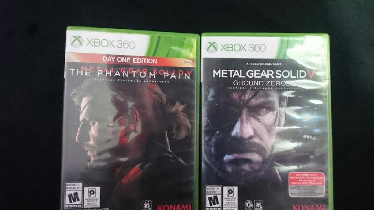 2 Juegos Xbox 360 Metal Gear Solid V