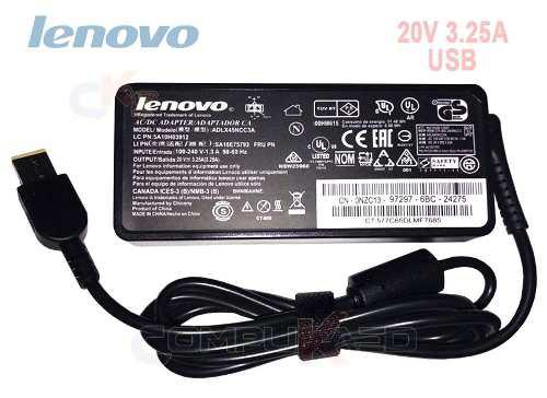 Cargador Para Lenovo 19v 20v 2a 2.25a 3.42a 4.5a Cable Poder