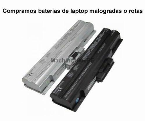 Compro Bateria Laptop Malograda Hp Lenovo Sony Samsung Dell
