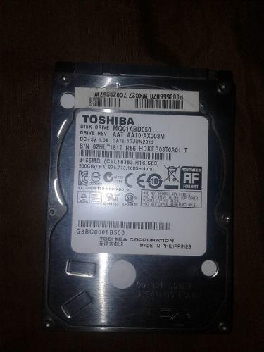 Disco Duro Toshiba 500 Gb Para Laptop Y/o Ps3