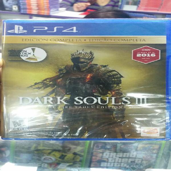 Dark Souls 3 Edicion Completa Ps4 Sellado Stock