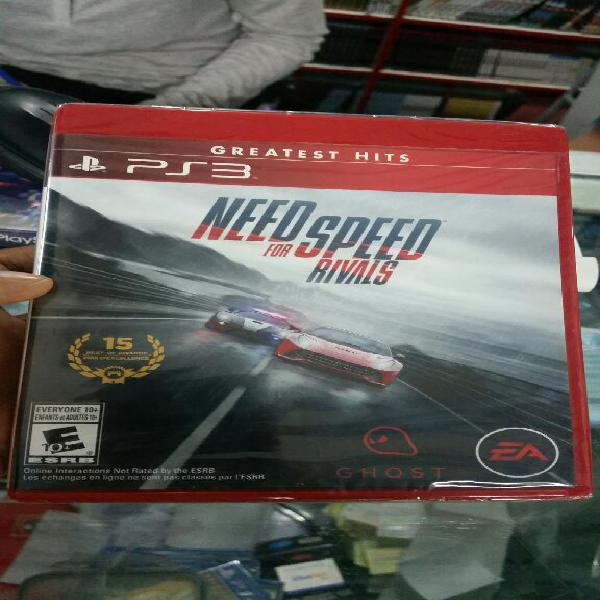 Need For Speed Rivals Ps3 Nuevo y Sellado Stock