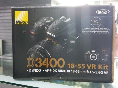 Nikon D3400 Lente 18-55mm
