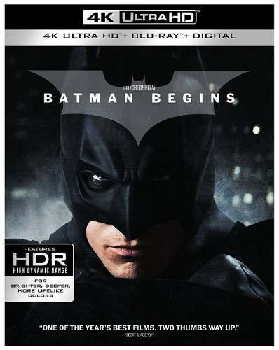 Blu Ray Batman Begins 2d - 4k - Stock - Nuevo - Sellado