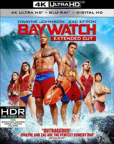 Blu Ray Baywatch 2d - 4k - Stock - Nuevo - Sellado