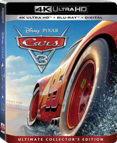 Blu Ray Cars 3 En 2d - 4k - Stock - Nuevo - Sellado