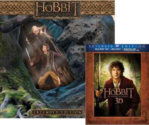 Blu Ray El Hobbit: Un Viaje Inesperado 3d - 2d - Gif Set