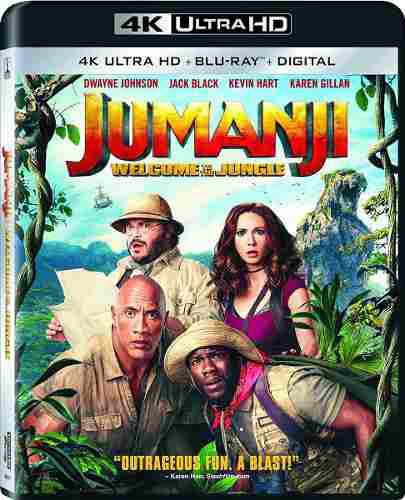 Blu Ray Jumanji: En La Selva 2d - 4k - Stock - Nuevo