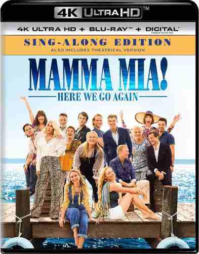 Blu Ray Mamma Mía 2: Vamos Otra Vez 2d - 4k - Stock- Nuevo
