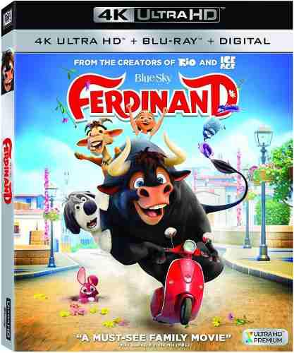 Blu Ray Olé: El Viaje De Ferdinand 2d - 4k - Stock - Nuevo