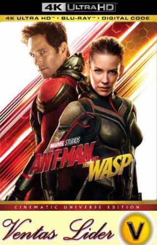 Blu-ray 4k Uhd + 2d / Ant-man And The Wasp. De Ventaslider
