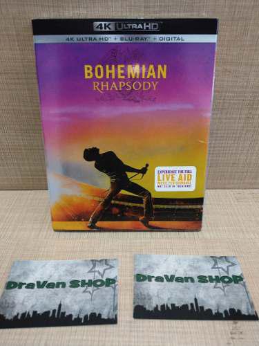 Bohemian Rhapsody Pelicula Bluray 4k Slipcover Stock
