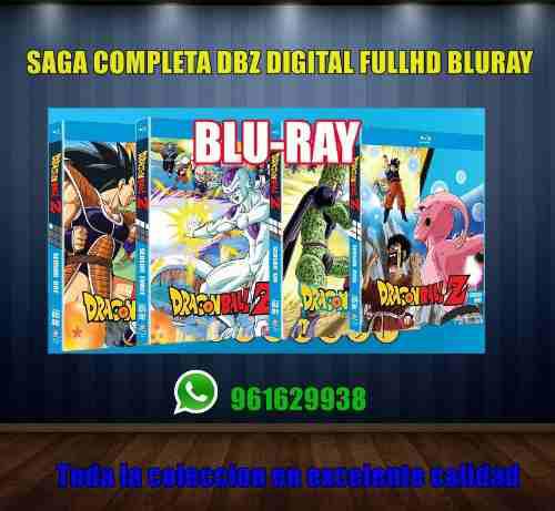 Dragon Ball Z Digital Blu Ray Entrega Inmediata