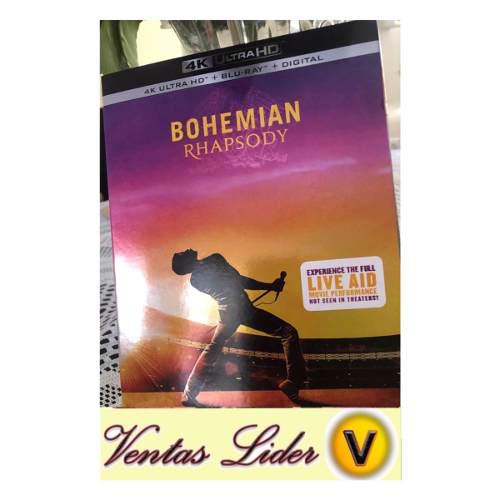 Stock!! Blu-ray 4k + 2d / Bohemian Rhapsody. De Ventaslider