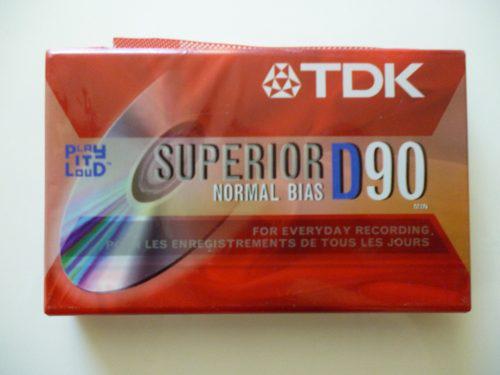 4 Cassette En Blanco Tdk D-90 Minutos Clase Superior A S/.30