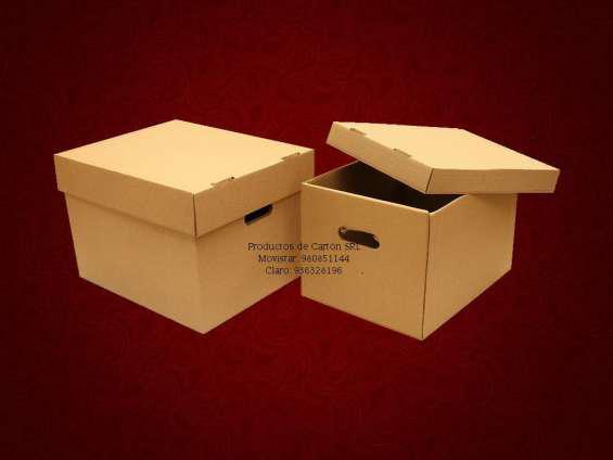 Cajas archivadoras de carton corrugado en Lima