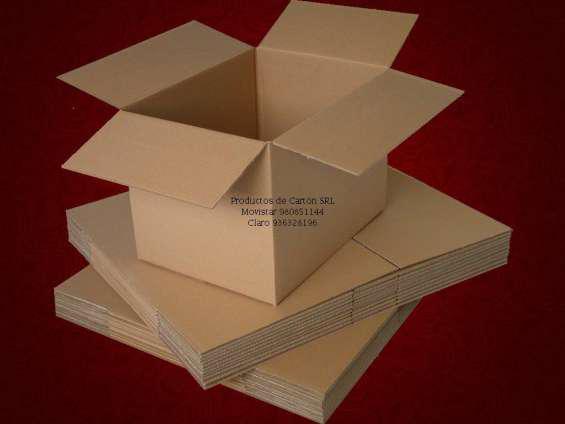 Cajas de carton doble corrugado en Lima