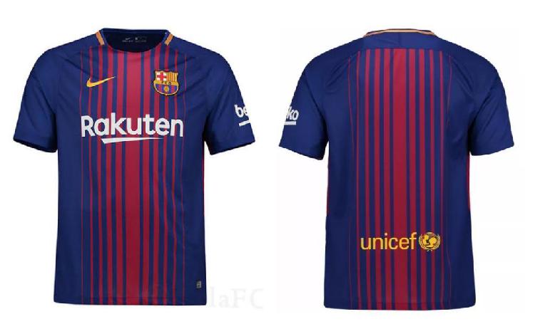 Camisetas de Barcelona, Ínter Y Milan