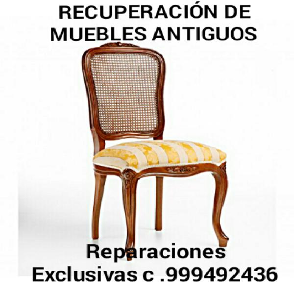 Recuperación y restauraciónes de muebles antiguos clasicos