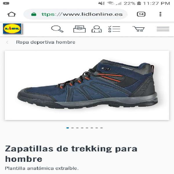 Zapatillas trekking talla 39 en Lima