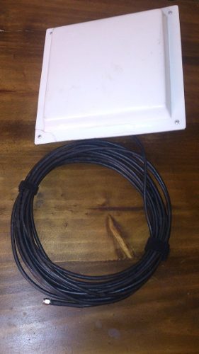 Antena Wifi Panel 19 Dbi + 10 Mts De Cable Internet