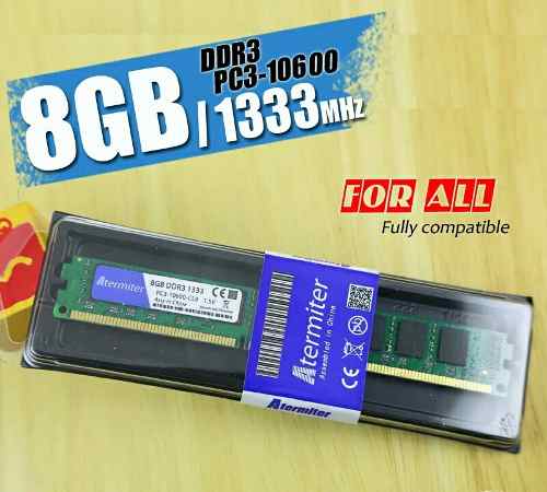 Memoria Ram Ddr3 8gb Atermiter Bus  Para Intel Y Amd