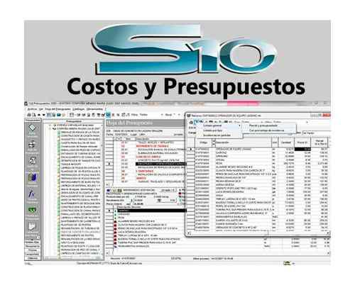 S10 Programa Costos Y Presupuestos Original + Manual