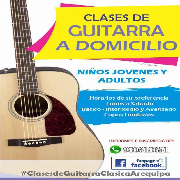 Clases de Guitarra Clasica Arequipa