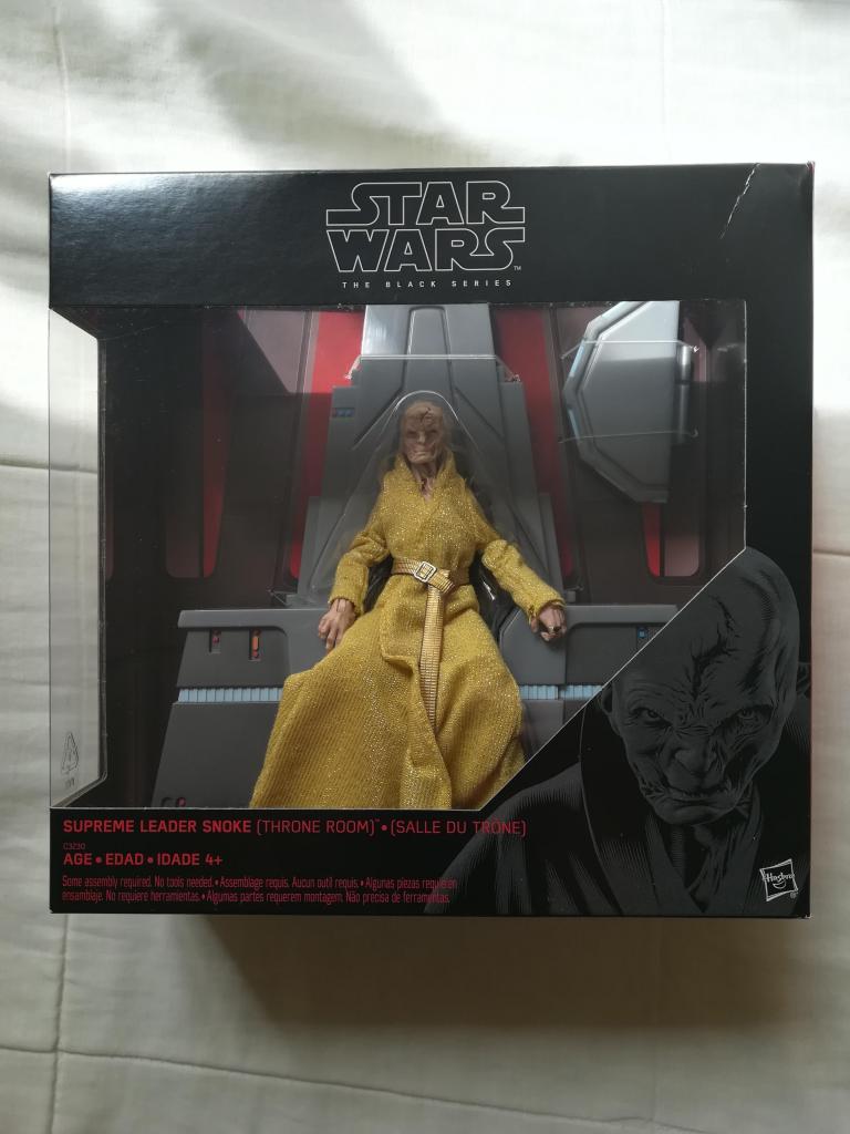 Star Wars Black Series Supreme Leader Snoke Throne