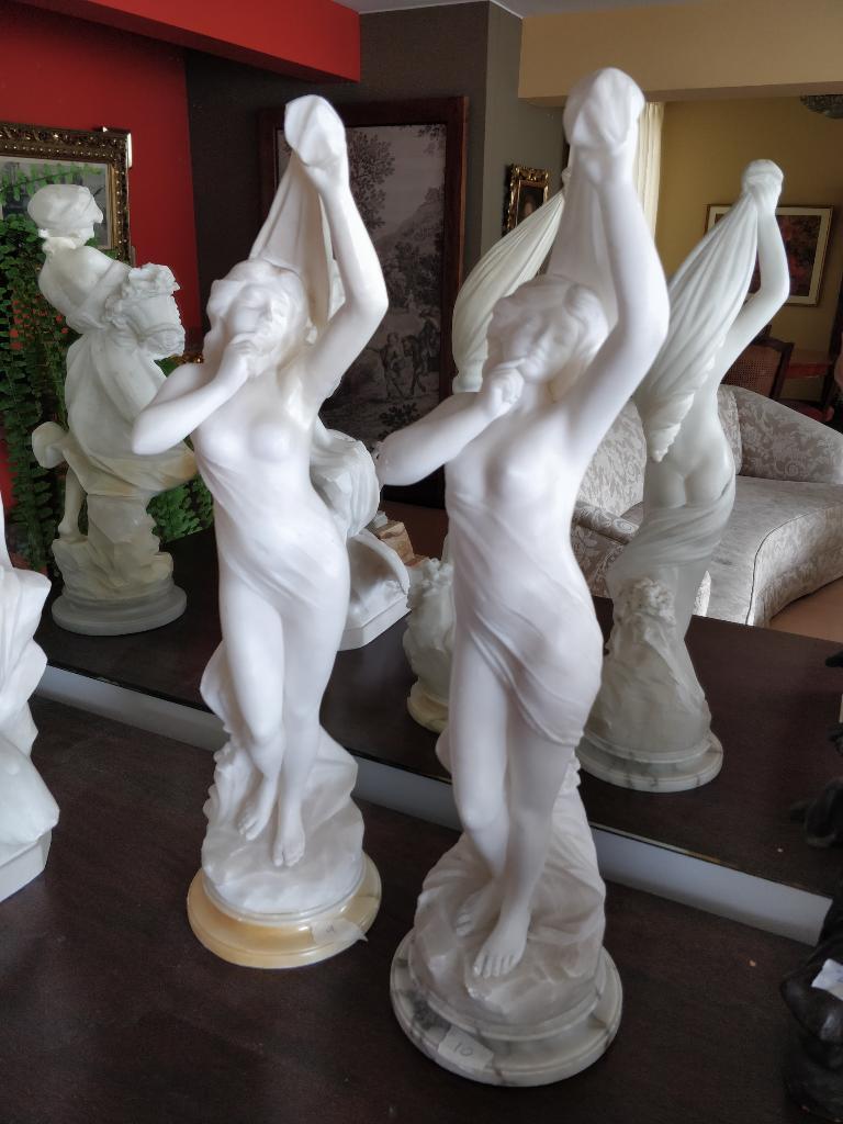 2 Estatus Alabastro Italianas P. Conti