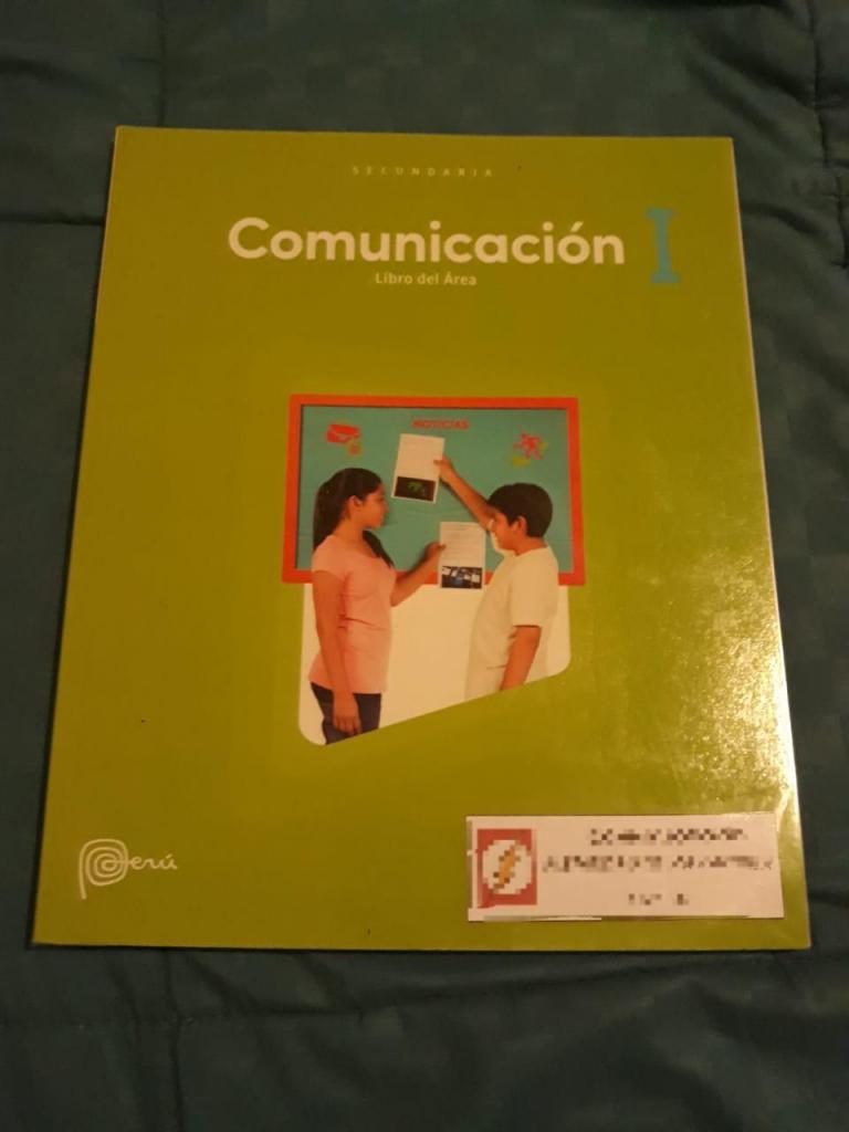 2 libros Matematica y comunicacion corefo 1ro secuandaria