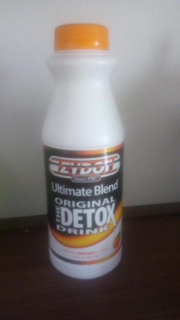 Detox drink orange