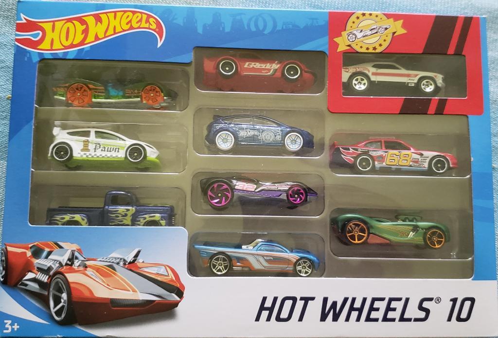 Hot Wheels Set de 10 Carros