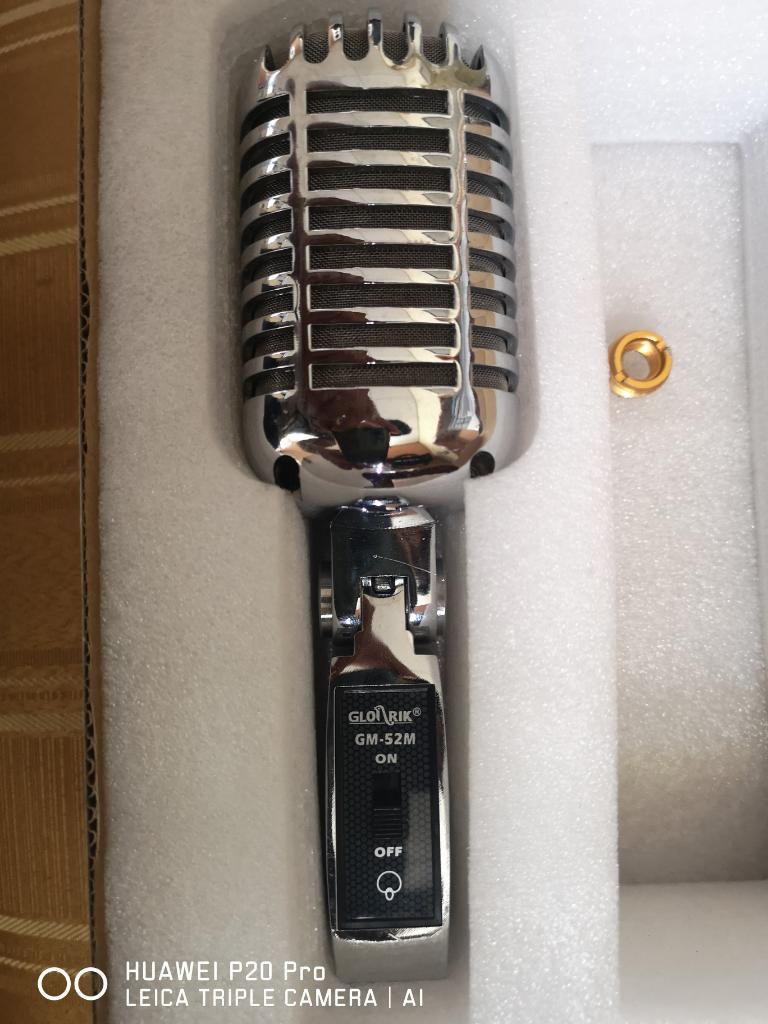 Micrófono Vintage Glorik. Shure 55 Super
