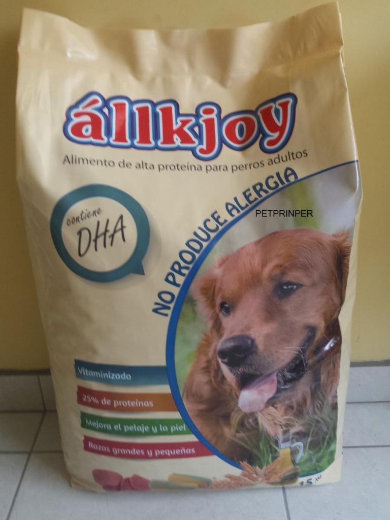 Oferta Allkjoy Adultos cachorros 15kg Carne Vegetales