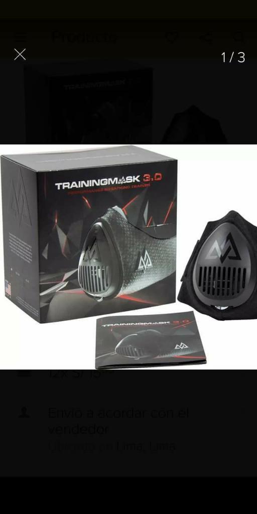 Trainingmask 3.0 Importada Nueva