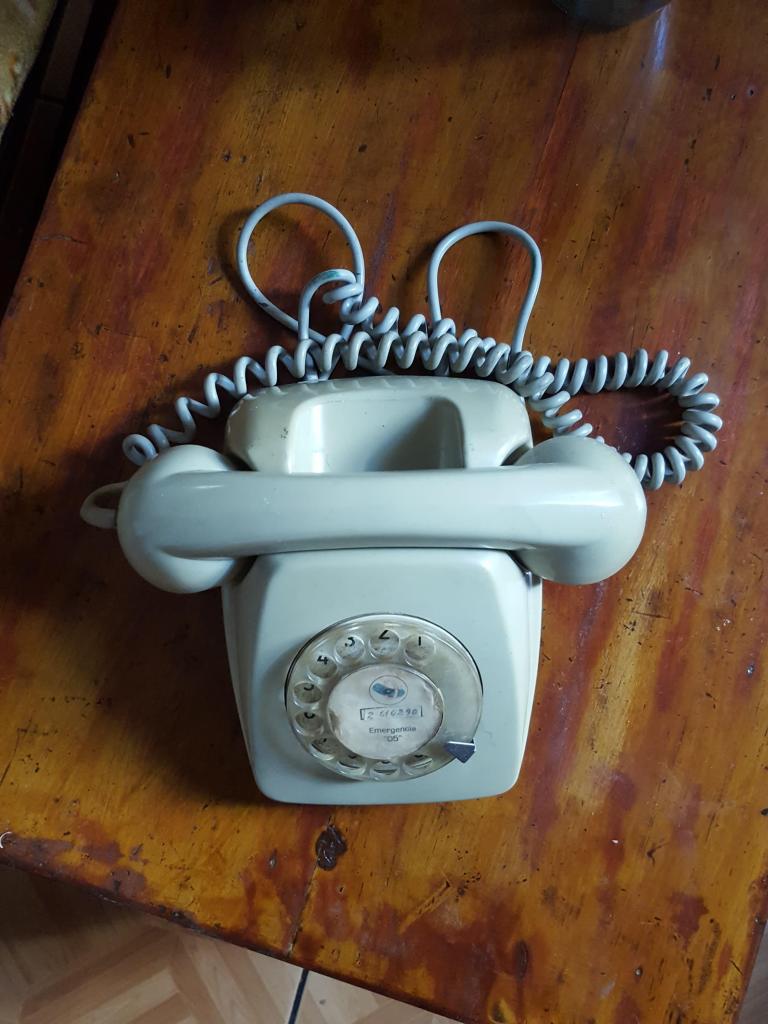 Antiguo Teléfono de discado tal cual las fotos