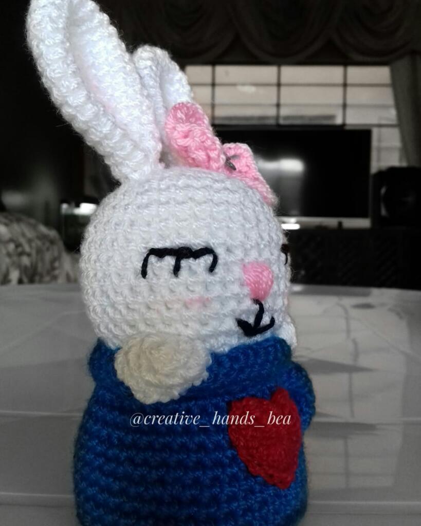 Coneja en Taza Amigurumi