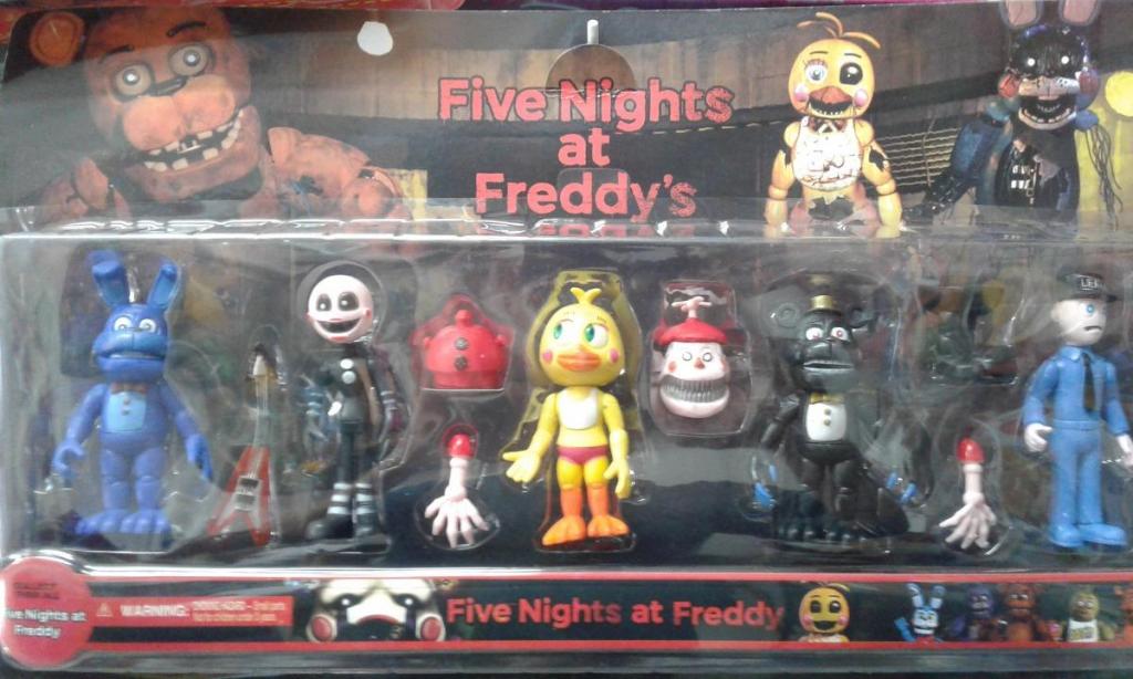 Pack de 6 personajes Five Nights at Freddy