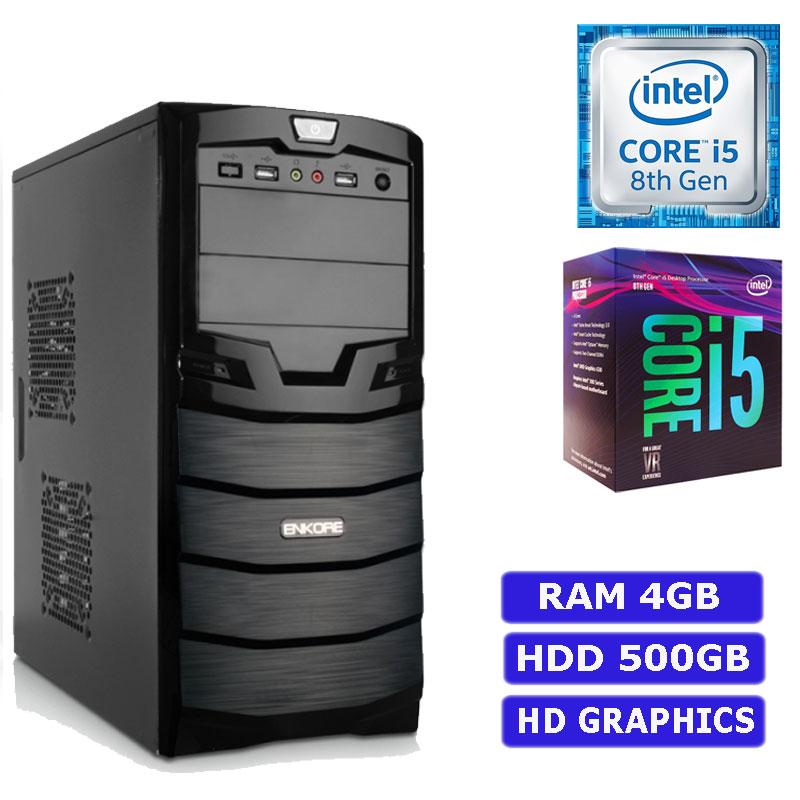 CPU Intel Core I5 8ava Generación, Ram 4GB DDR4, HDD 500GB