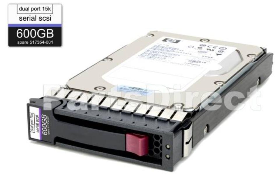 Disco duro HP 600GB 3.5inch LFF SAS 6Gb/s 15K RPM Nuevo