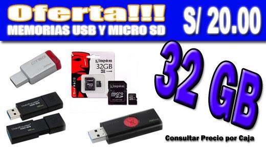 Memorias USB y Micro SD