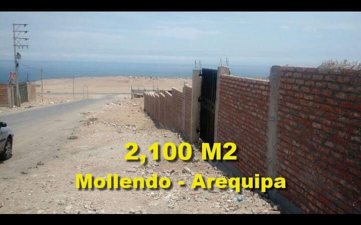 REMATO Terreno de 2,100 mt2 Industrial en Mollendo Arequipa.