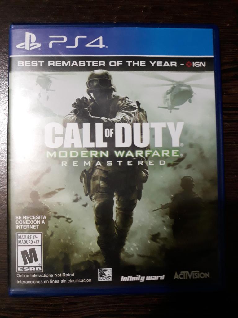 Vendo O Cambio Call Of Duty Modern Warfare Ps4